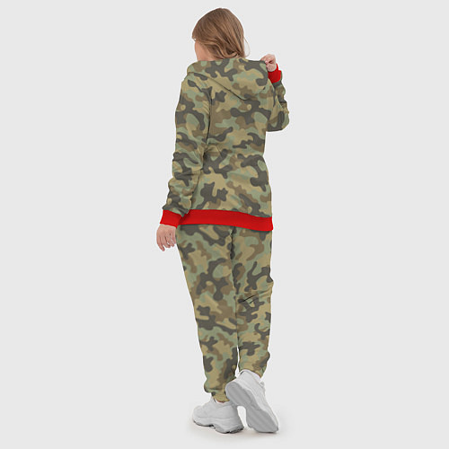 Женский костюм Roblox 23 February Camouflage / 3D-Красный – фото 5