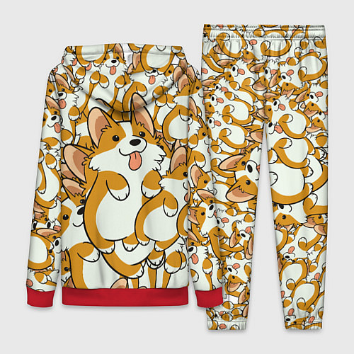 Женский костюм Корги / 3D-Красный – фото 2