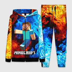 Женский 3D-костюм MINECRAFT, цвет: 3D-черный