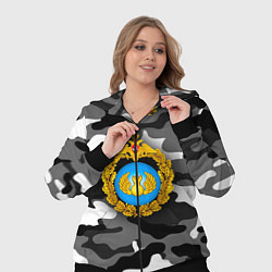 Женский 3D-костюм ВДВ, цвет: 3D-черный — фото 2