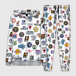 Женский 3D-костюм NBA Pattern, цвет: 3D-меланж