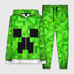 Женский 3D-костюм MINECRAFT, цвет: 3D-белый