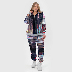 Женский 3D-костюм Ночной Токио, цвет: 3D-меланж — фото 2