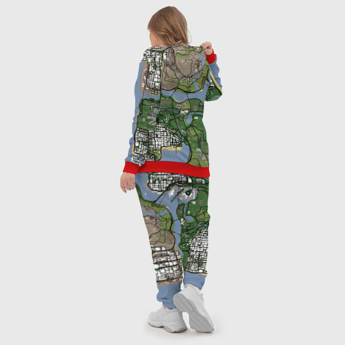 Женский костюм San andreas / 3D-Красный – фото 5