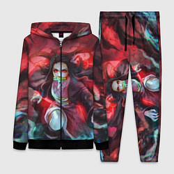 Женский 3D-костюм KIMETSU NO YAIBA, цвет: 3D-черный