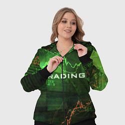 Женский 3D-костюм Трейдинг 03, цвет: 3D-черный — фото 2