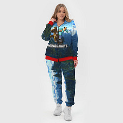Женский 3D-костюм Minecraft Майнкрафт, цвет: 3D-красный — фото 2