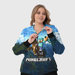 Женский 3D-костюм Minecraft Майнкрафт, цвет: 3D-черный — фото 2