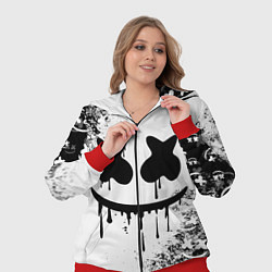 Женский 3D-костюм Marshmello, цвет: 3D-красный — фото 2