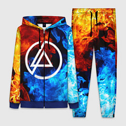 Женский 3D-костюм LINKIN PARK, цвет: 3D-синий