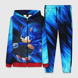 Женский 3D-костюм SONIC, цвет: 3D-красный