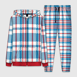 Женский 3D-костюм Текстура Сумка Челнока, цвет: 3D-красный