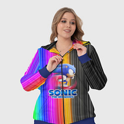 Женский 3D-костюм SONIC 2020, цвет: 3D-синий — фото 2