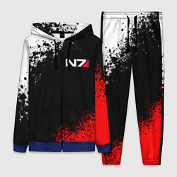 Женский 3D-костюм MASS EFFECT N7, цвет: 3D-синий