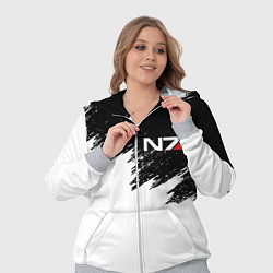 Женский 3D-костюм MASS EFFECT N7, цвет: 3D-меланж — фото 2