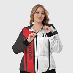 Женский 3D-костюм Honda Driver team, цвет: 3D-черный — фото 2