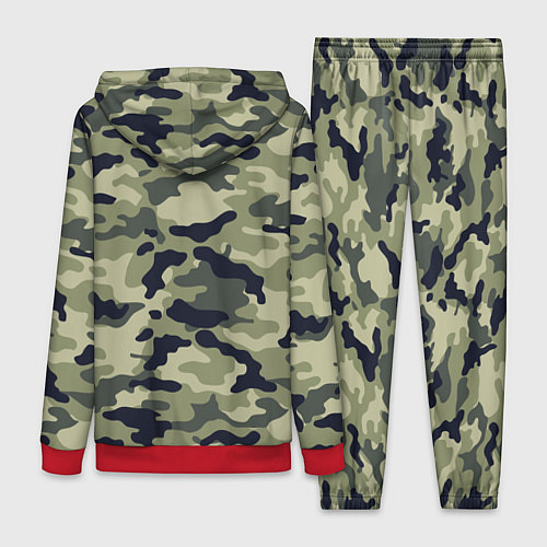 Женский костюм Пограничные Войска камуфляж / 3D-Красный – фото 2