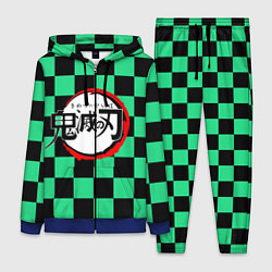 Женский 3D-костюм KIMETSU NO YAIBA, цвет: 3D-синий