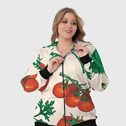Женский 3D-костюм Летние овощи, цвет: 3D-черный — фото 2