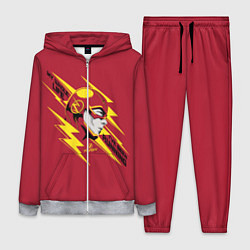 Женский 3D-костюм The Flash, цвет: 3D-меланж