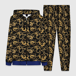 Женский 3D-костюм Versace, цвет: 3D-синий