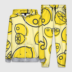 Женский 3D-костюм Лимончики, цвет: 3D-меланж