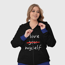 Женский 3D-костюм I Love myself, цвет: 3D-синий — фото 2