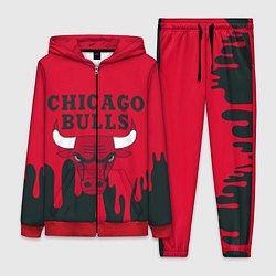 Женский 3D-костюм Chicago Bulls, цвет: 3D-красный