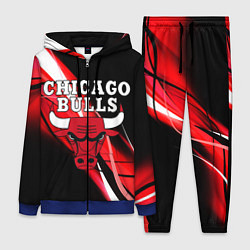 Женский 3D-костюм CHICAGO BULLS, цвет: 3D-синий