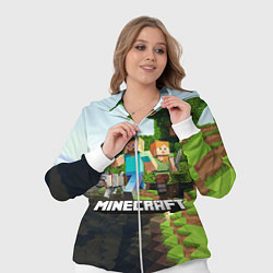 Женский 3D-костюм Minecraft, цвет: 3D-белый — фото 2