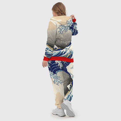 Женский костюм ЯПОНСКАЯ КАРТИНА / 3D-Красный – фото 5