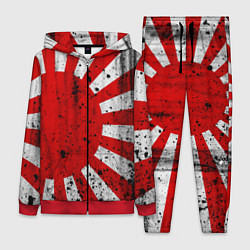 Женский 3D-костюм ЯПОНСКИЙ ФЛАГ, цвет: 3D-красный
