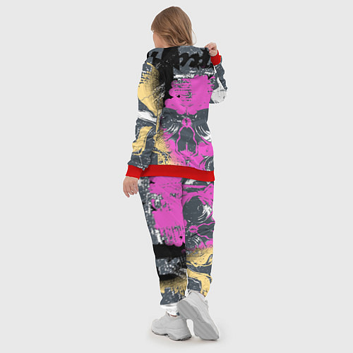 Женский костюм Череп / 3D-Красный – фото 5