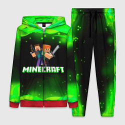 Женский 3D-костюм Minecraft 1, цвет: 3D-красный