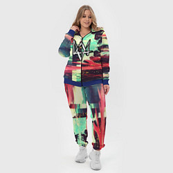 Женский 3D-костюм WATCH DOGS GAME, цвет: 3D-синий — фото 2