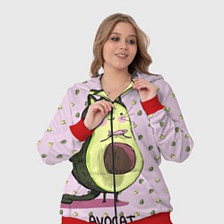 Женский 3D-костюм Авокадо Кот, цвет: 3D-красный — фото 2