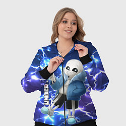 Женский 3D-костюм UNDERTALE АНДЕРТЕЙЛ, цвет: 3D-черный — фото 2