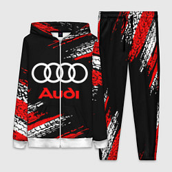 Женский 3D-костюм AUDI, цвет: 3D-белый