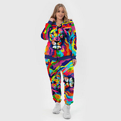 Женский 3D-костюм Лев Artistic Art, цвет: 3D-синий — фото 2