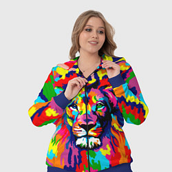 Женский 3D-костюм Лев Artistic Art, цвет: 3D-синий — фото 2