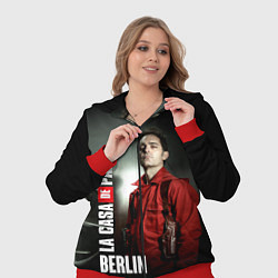 Женский 3D-костюм La casa de papel BERLIN, цвет: 3D-красный — фото 2