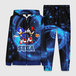Женский 3D-костюм Sonic SEGA, цвет: 3D-синий