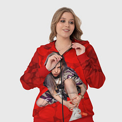 Женский 3D-костюм Billie Eilish Билли Айлиш, цвет: 3D-красный — фото 2