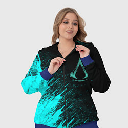 Женский 3D-костюм Assassins Creed Valhalla, цвет: 3D-синий — фото 2