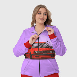 Женский 3D-костюм БМВ Пандем, цвет: 3D-красный — фото 2