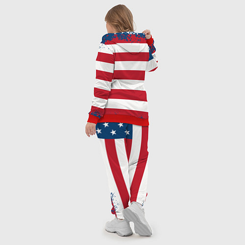 Женский костюм Америка / 3D-Красный – фото 5