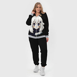 Женский 3D-костюм Genshin Impact Paimon, цвет: 3D-меланж — фото 2