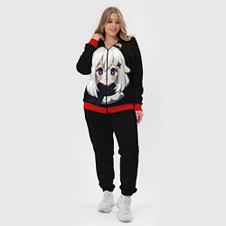 Женский 3D-костюм Genshin Impact Paimon, цвет: 3D-красный — фото 2