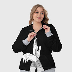 Женский 3D-костюм Связанные руки эстетика, цвет: 3D-меланж — фото 2