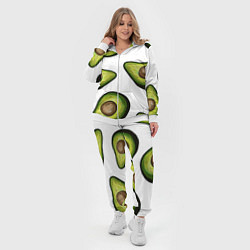 Женский 3D-костюм Авокадо, цвет: 3D-белый — фото 2